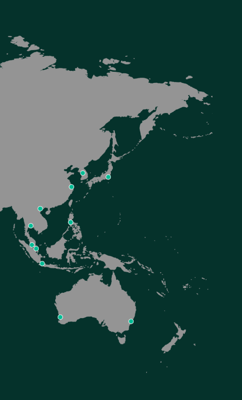 map of APAC