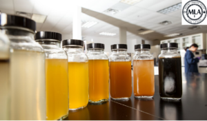 Jars of liquid